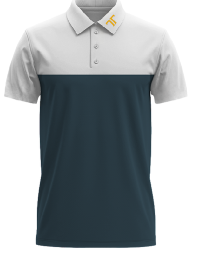 TT Links Polo - Grey/Petrol